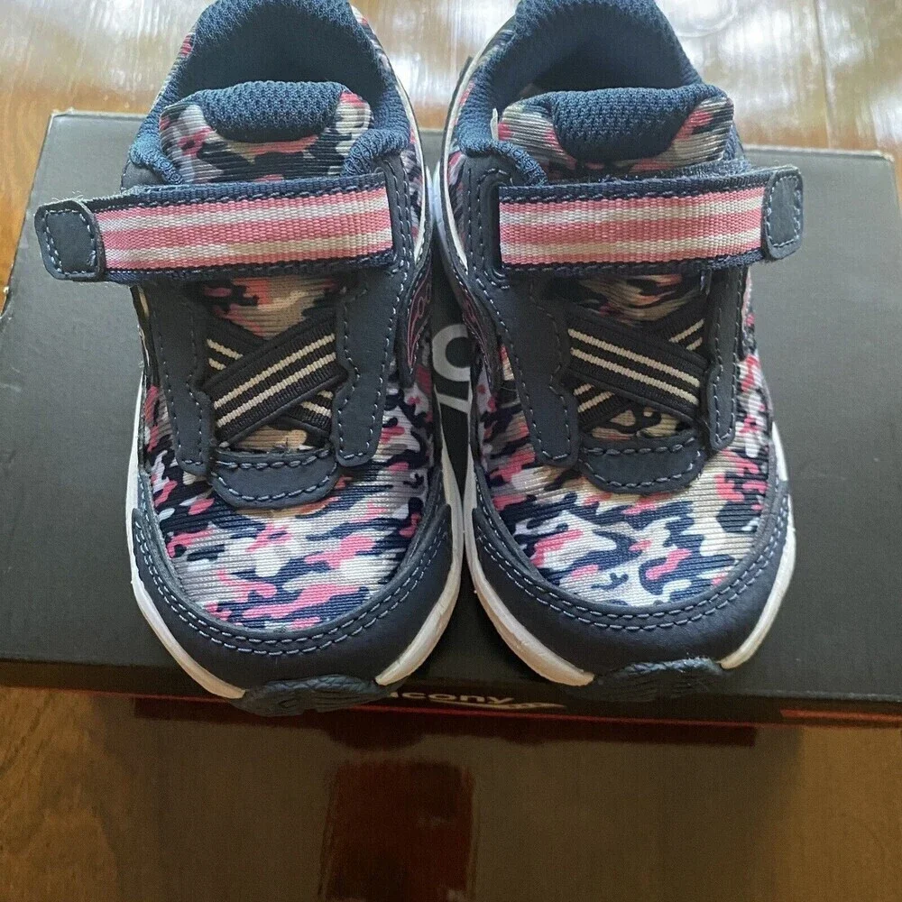 Saucony Kids' Ride 10 Jr Running Shoe Pink Size Toddler 5W New